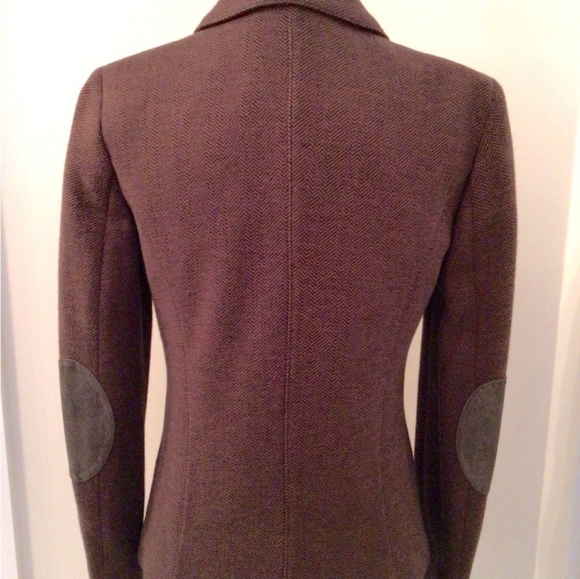 Joules Brown Herringbone Skirt Suit - size 6 - Picture 12 of 13